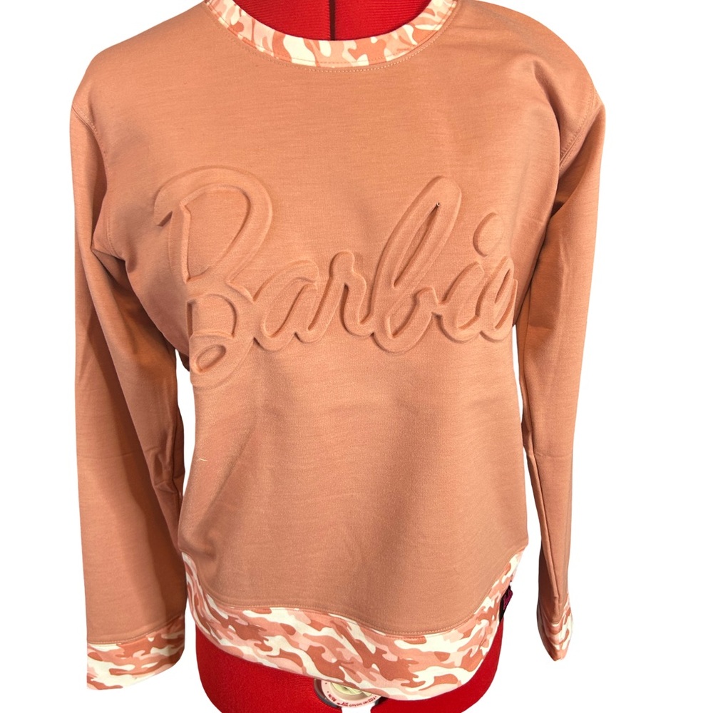 NWT Barbie BY Ugly Dukling Salmon Pink Lounge set Med 100% poly